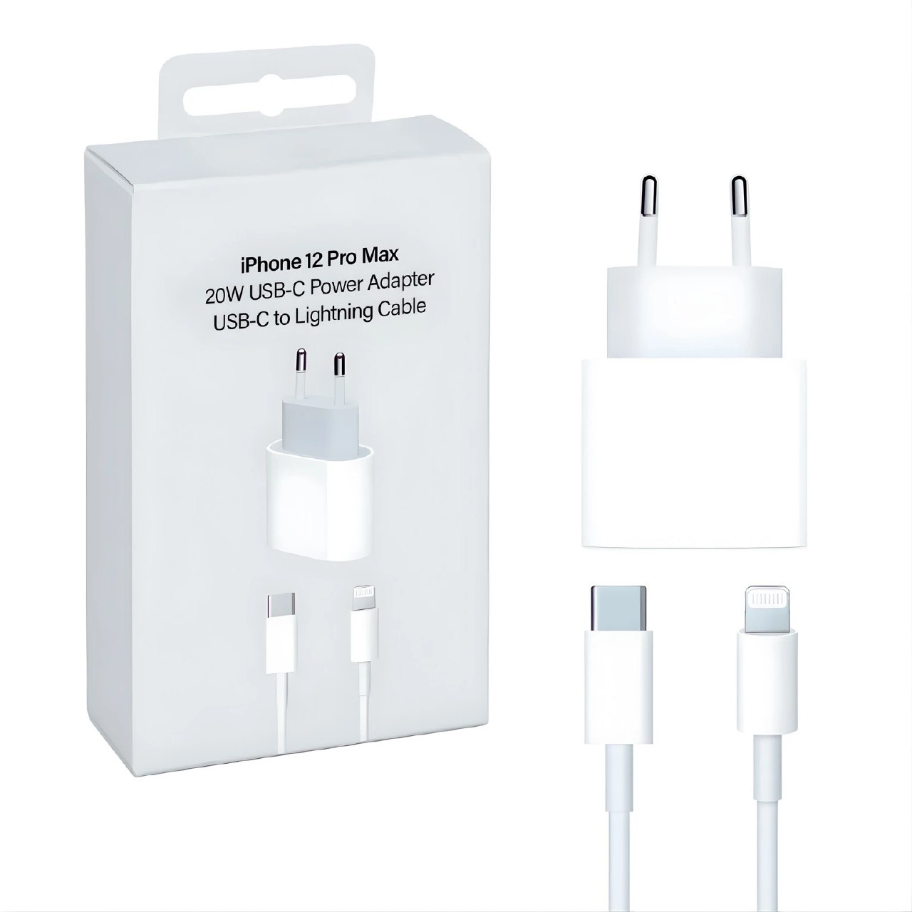 Cargador Completo C a Lightning 20w