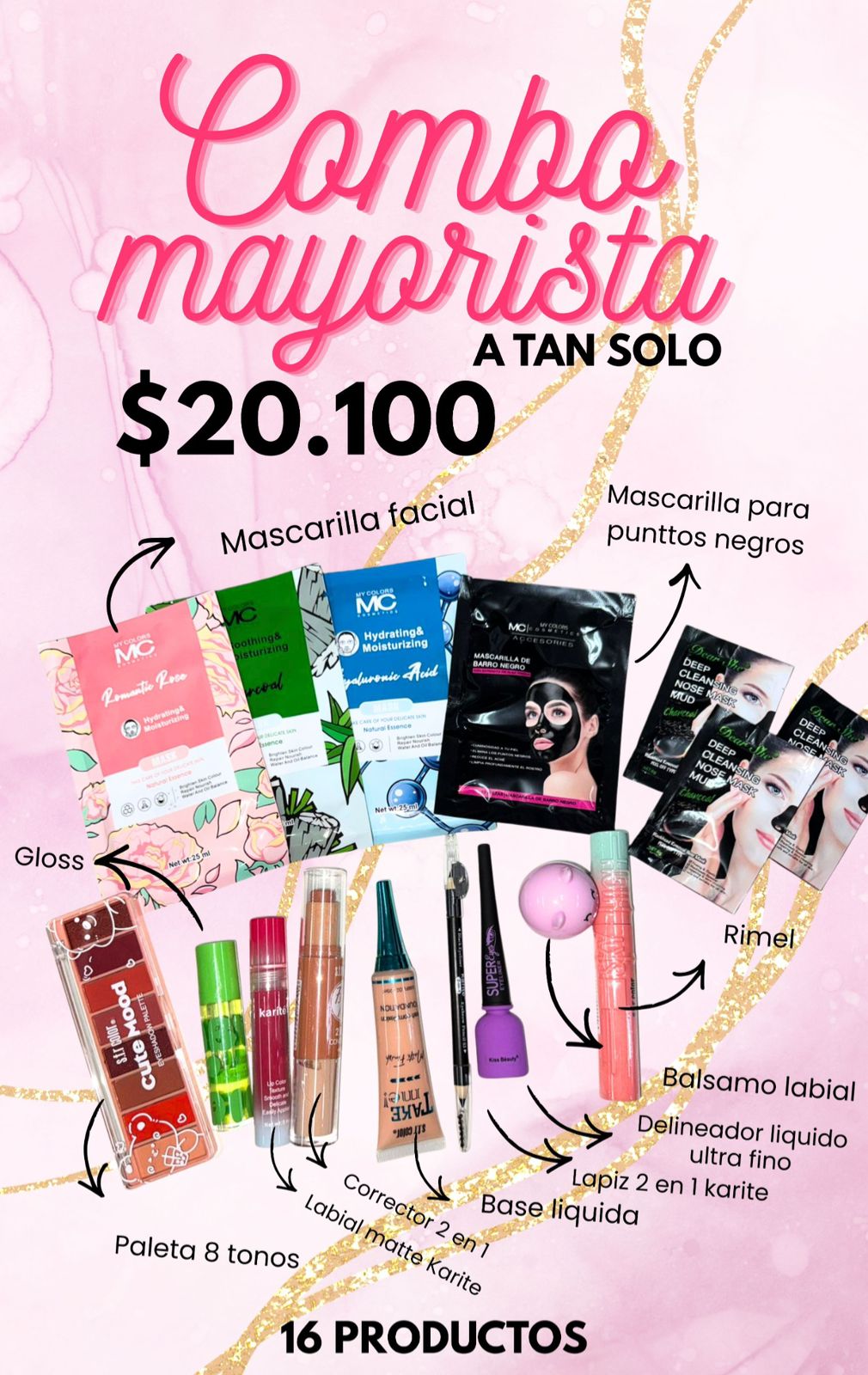 Combo Mayorista - 16 Productos